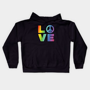 Peace and Love Kids Hoodie